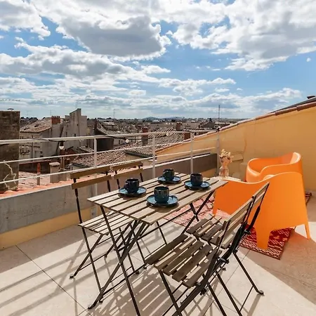 Le Panorama - Rooftop & Climatisation Apartment Montpellier
